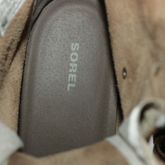 Sorel Womens Joan Of Arctic Boots Size 10 Waterproof Brown Wedge Heel Lace Up - Picture 12 of 15